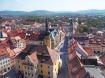 Bautzen mit Blick zum Oberlausitzer Bergland